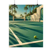 Tennis Court Shadows Poster product view 4