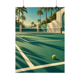 Tennis Court Shadows Poster product view 1