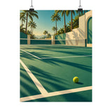 Tennis Court Shadows Poster product view 7