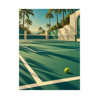 Tennis Court Shadows Poster product view 2