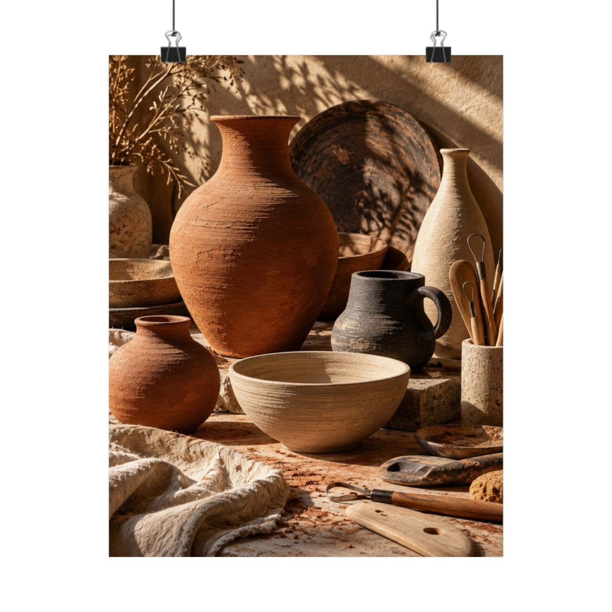 Terracotta Vase Still Life Poster product view 7