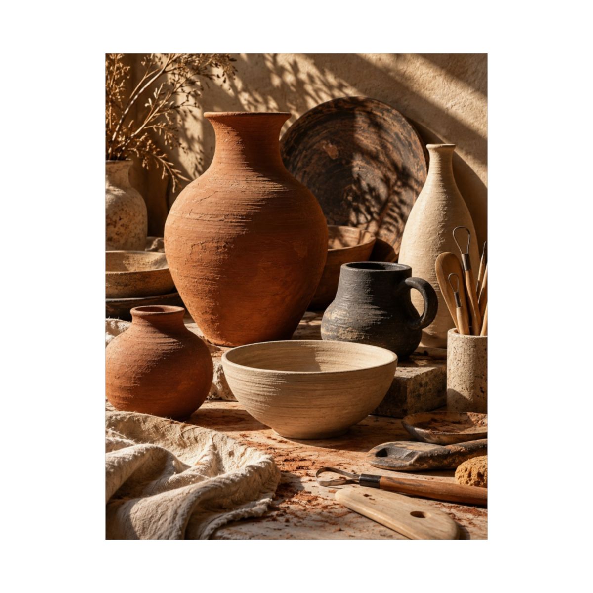 Terracotta Vase Still Life Poster product view 8