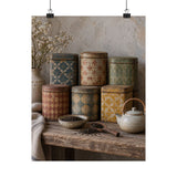 Vintage Tea Tin Collection Poster product view 7