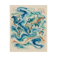 World Ocean Currents Poster product view 5