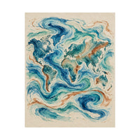 World Ocean Currents Poster product view 8